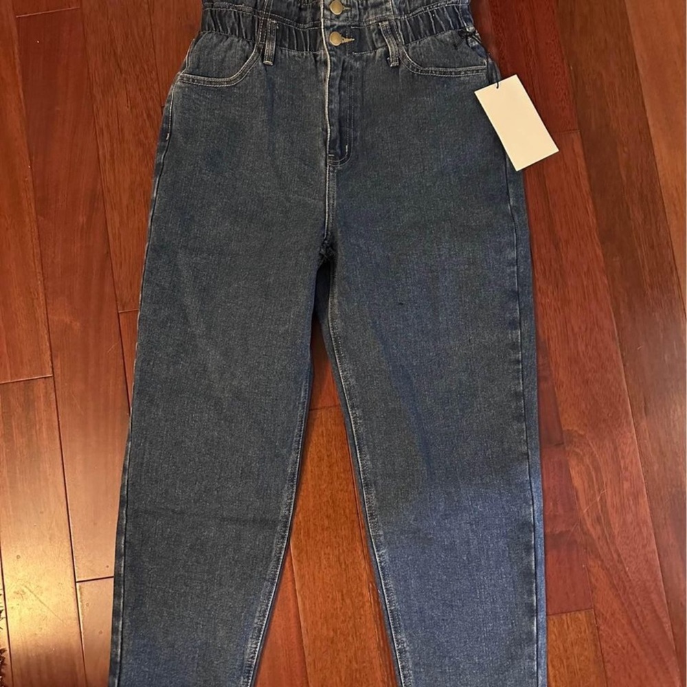 Mod ref paperbag jeans - Picture 3 of 4